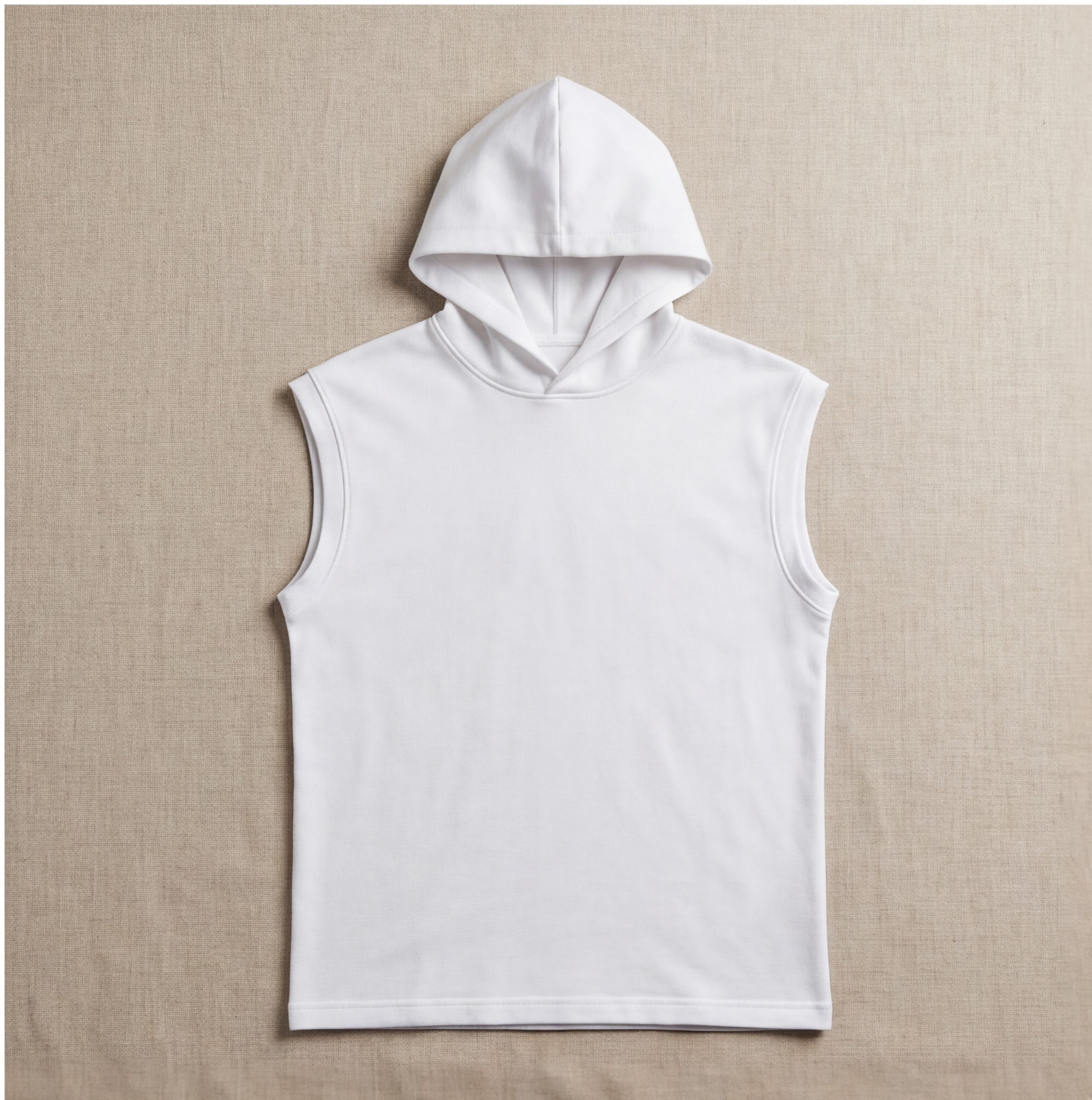 Men’s Sleeveless Hoodie – Sport Casual Style - الصورة 2