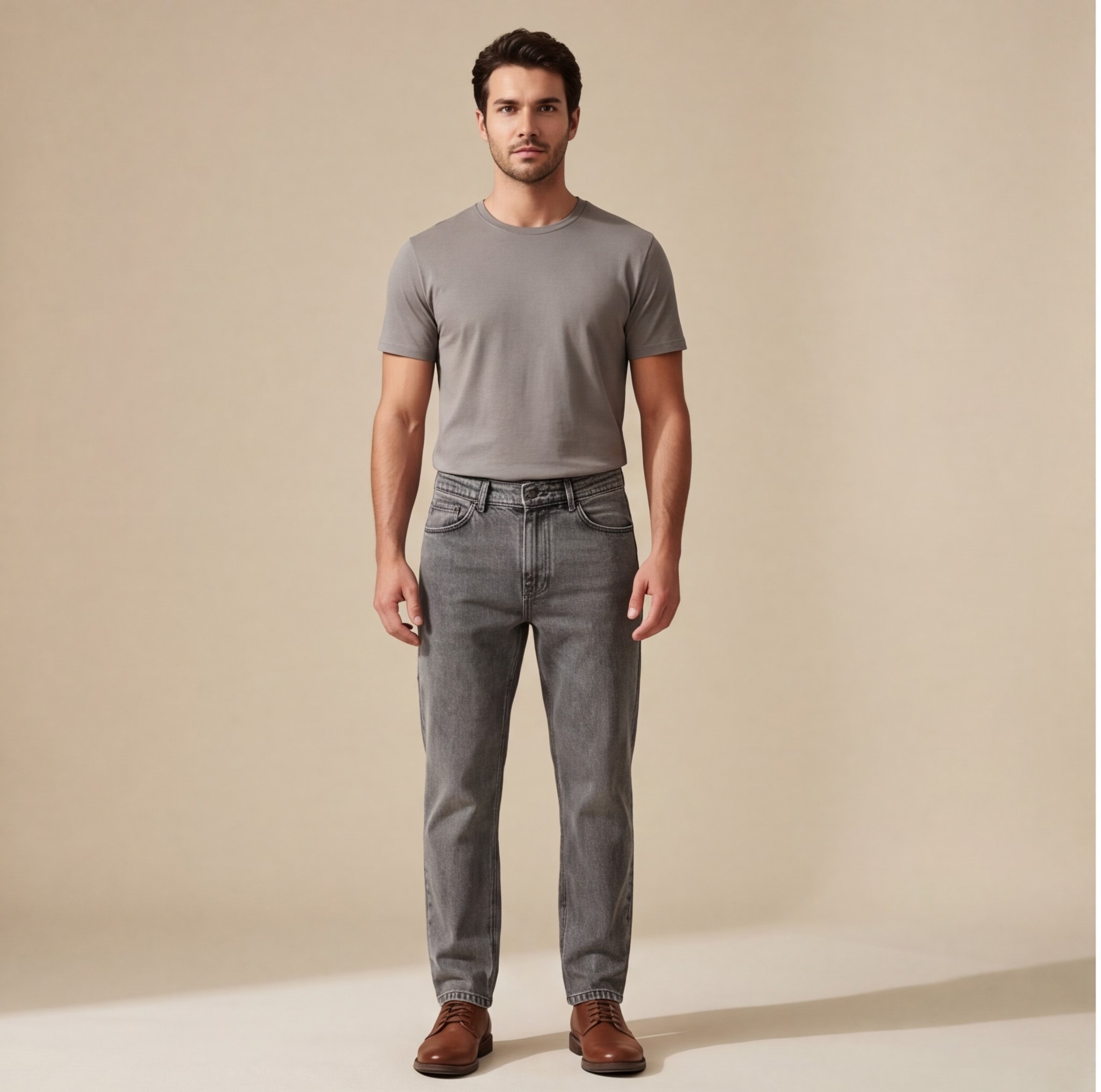 Men’s Denim Jeans – Modern Comfortable Fit - الصورة 8