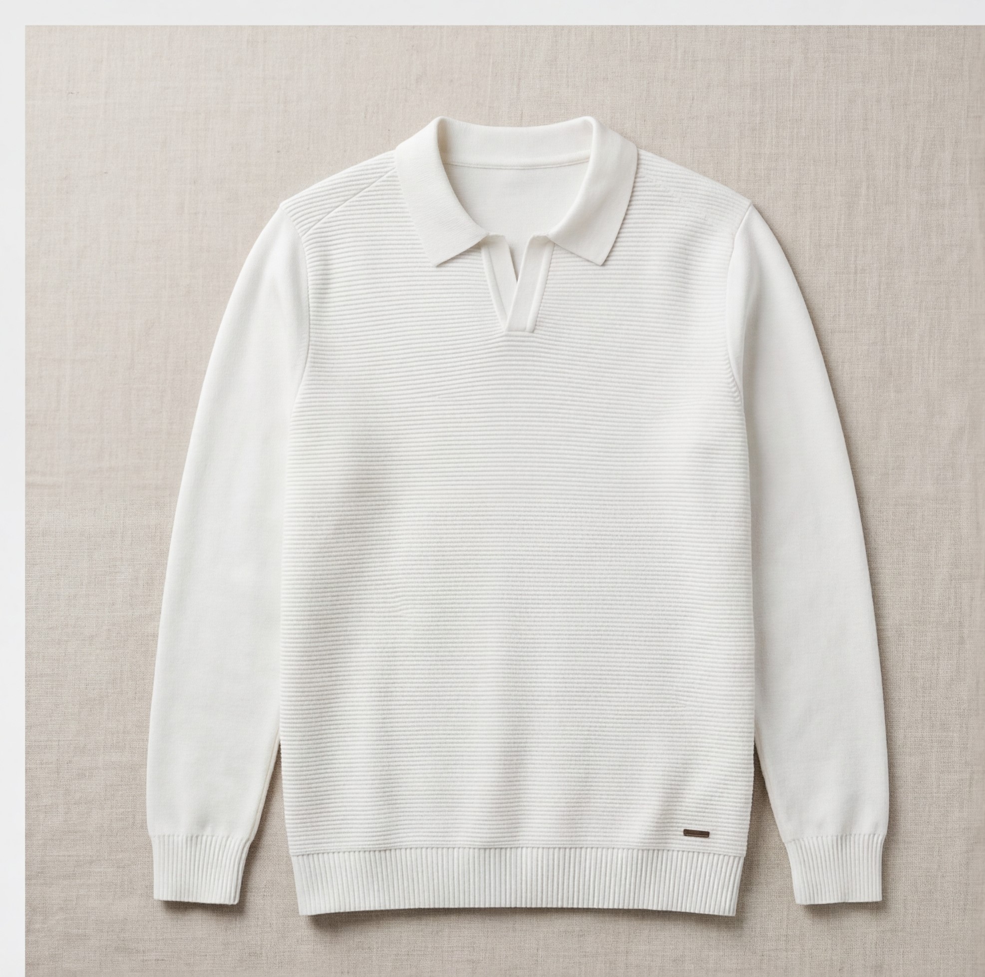 Men’s Knitted Polo Shirt – Premium Elegant Style - Image 2