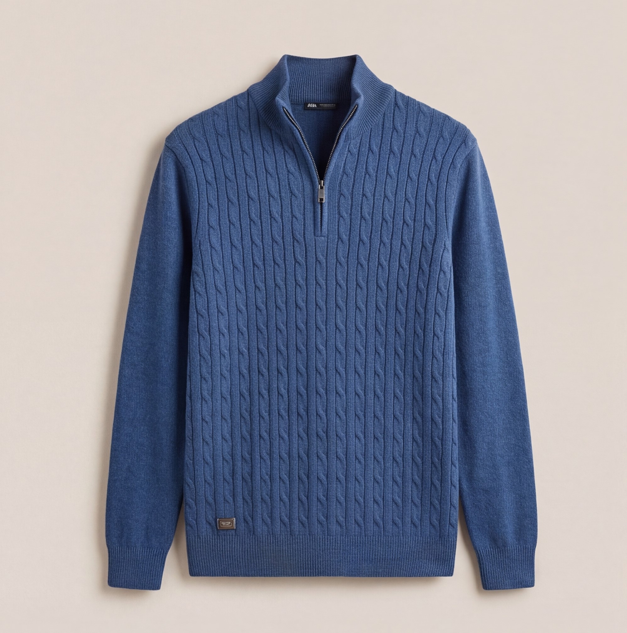 Men’s Half-Zip Sweater – Stylish Winter Comfort - Image 2