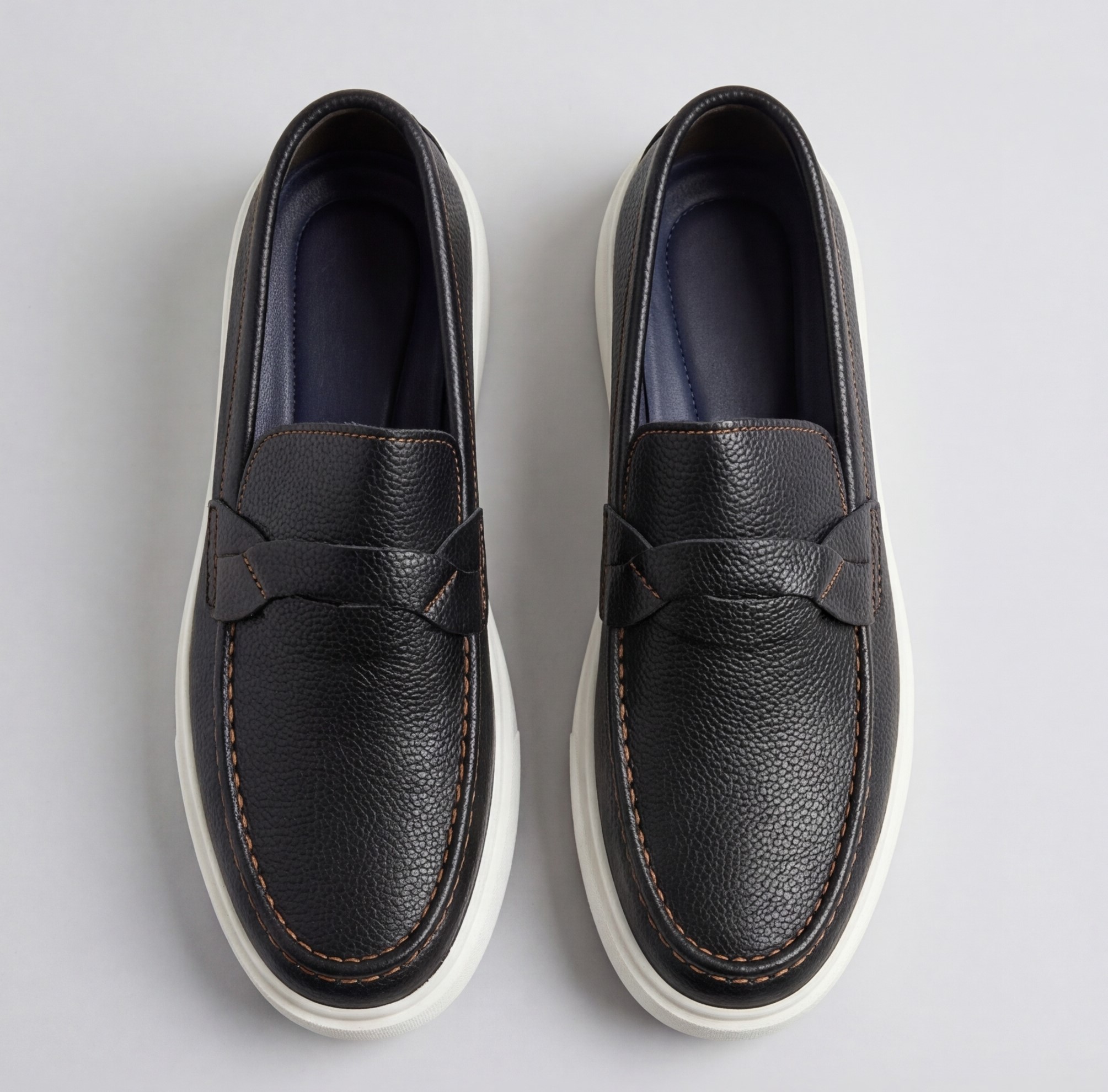 Men’s Leather Loafers – Durable Elegant Style - الصورة 8