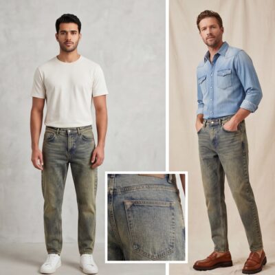 Men’s Denim Jeans – Modern Comfortable Fit
