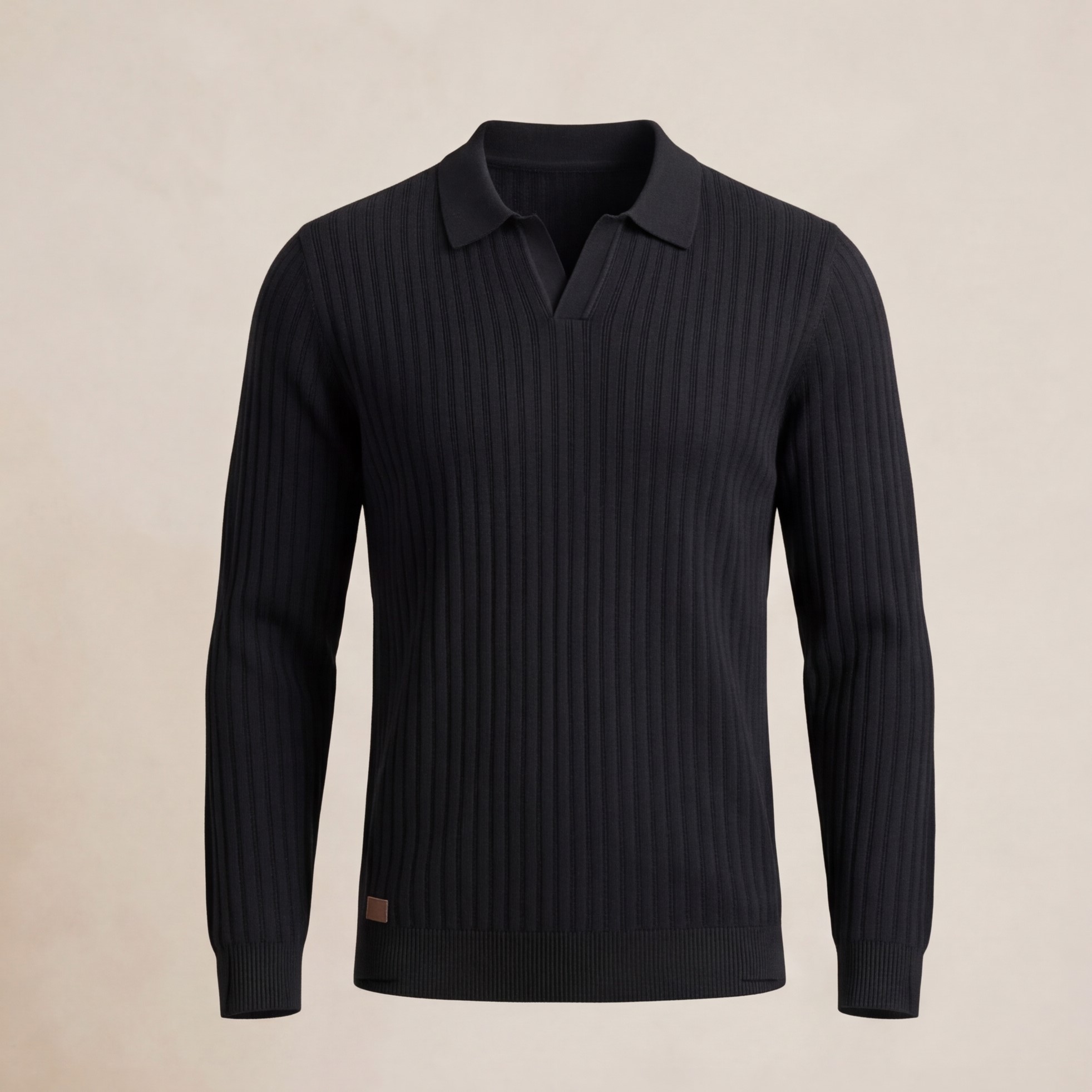 Men’s Long Sleeve Polo Shirt – Smart Casual Style