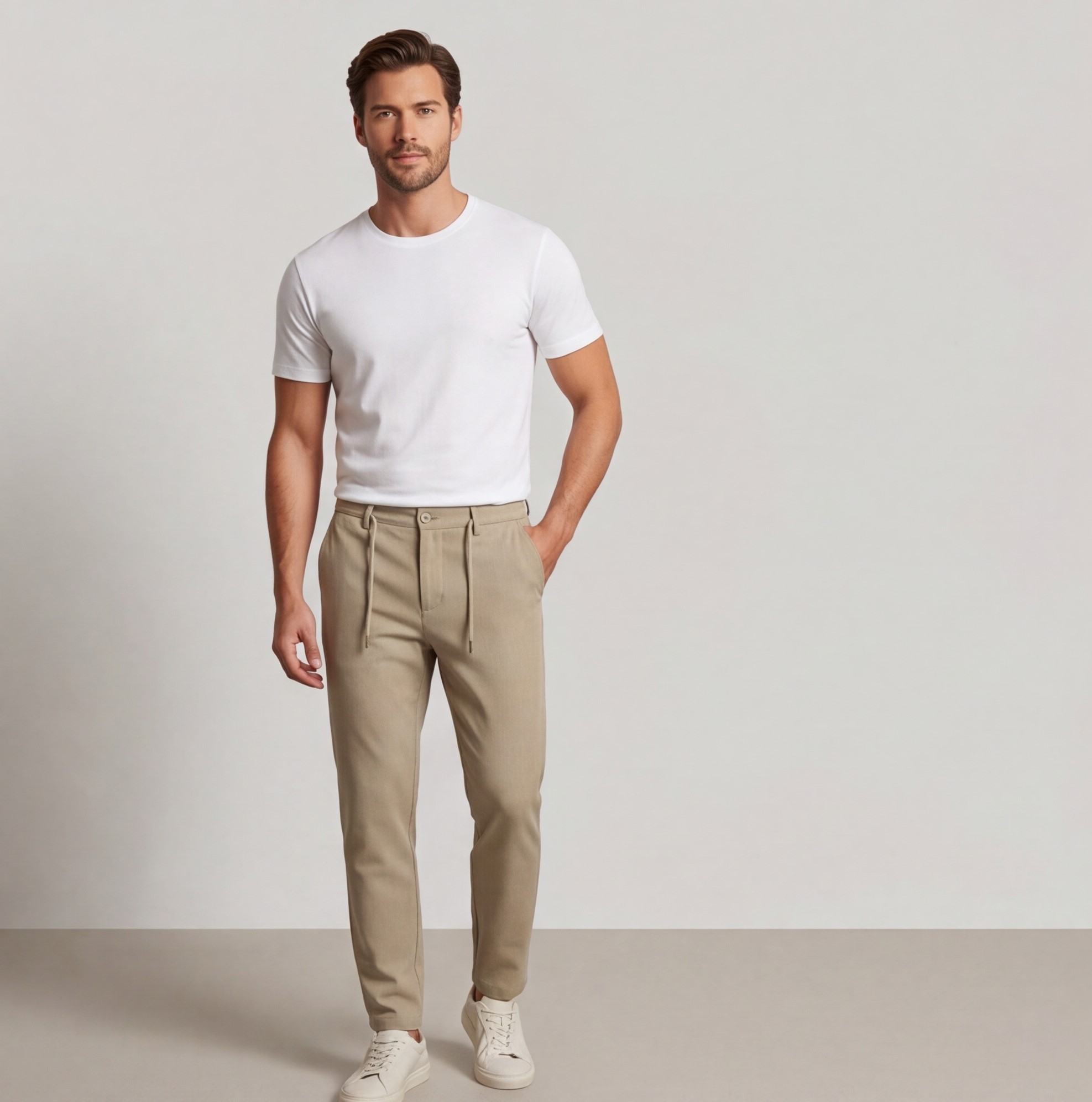 Men’s Chino Pants – Modern Fit Cotton Comfort2 - الصورة 3