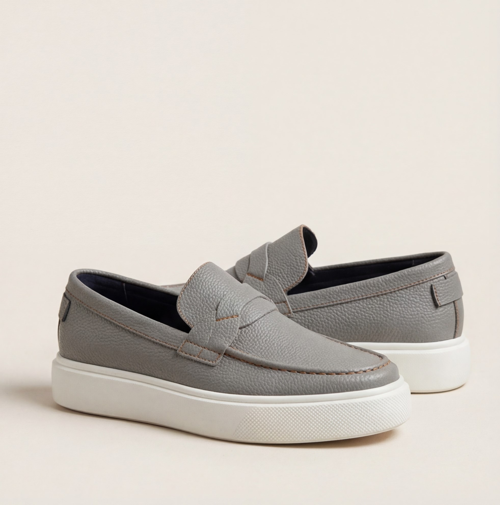 Men’s Leather Loafers – Durable Elegant Style - الصورة 6
