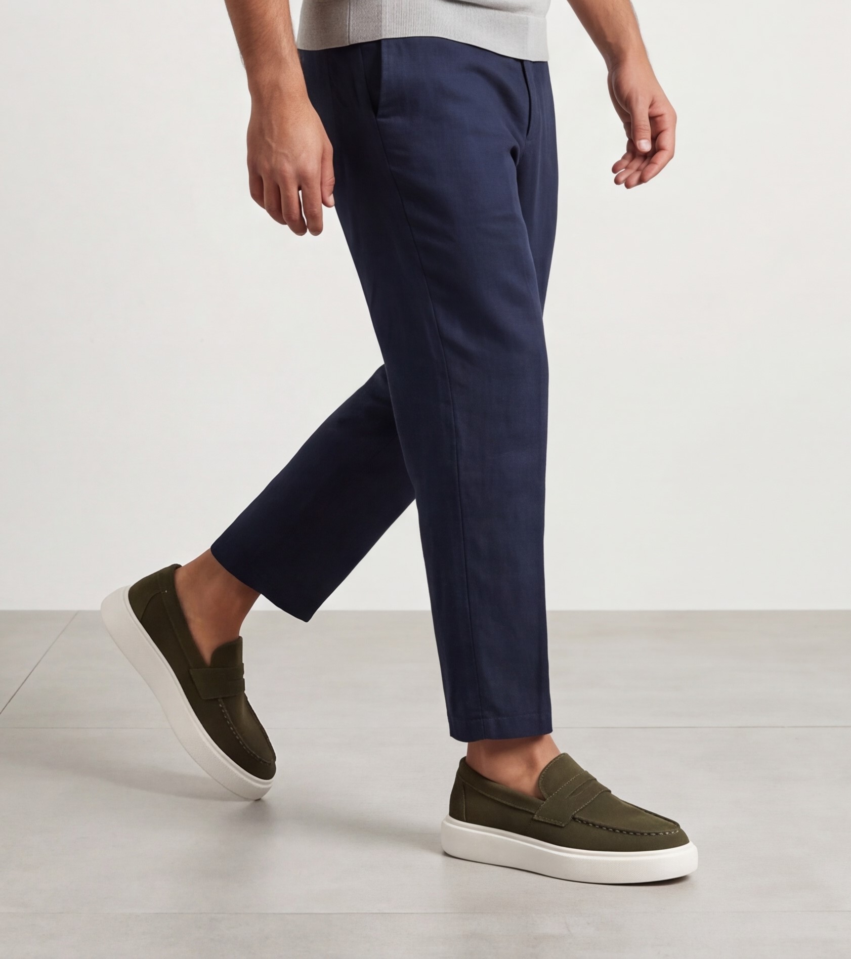 Men’s Suede Loafers – Elegant Premium Style - الصورة 5