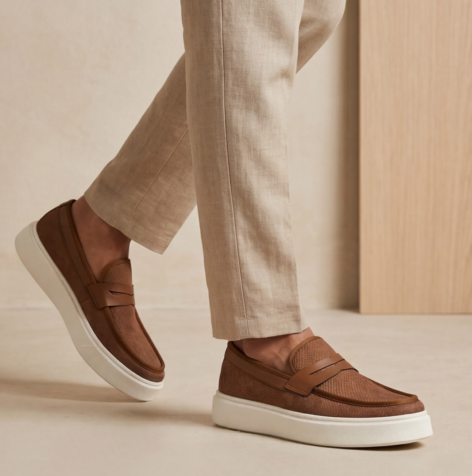 Men’s Slip-On Casual Shoes – Elegant Comfort Style - الصورة 3