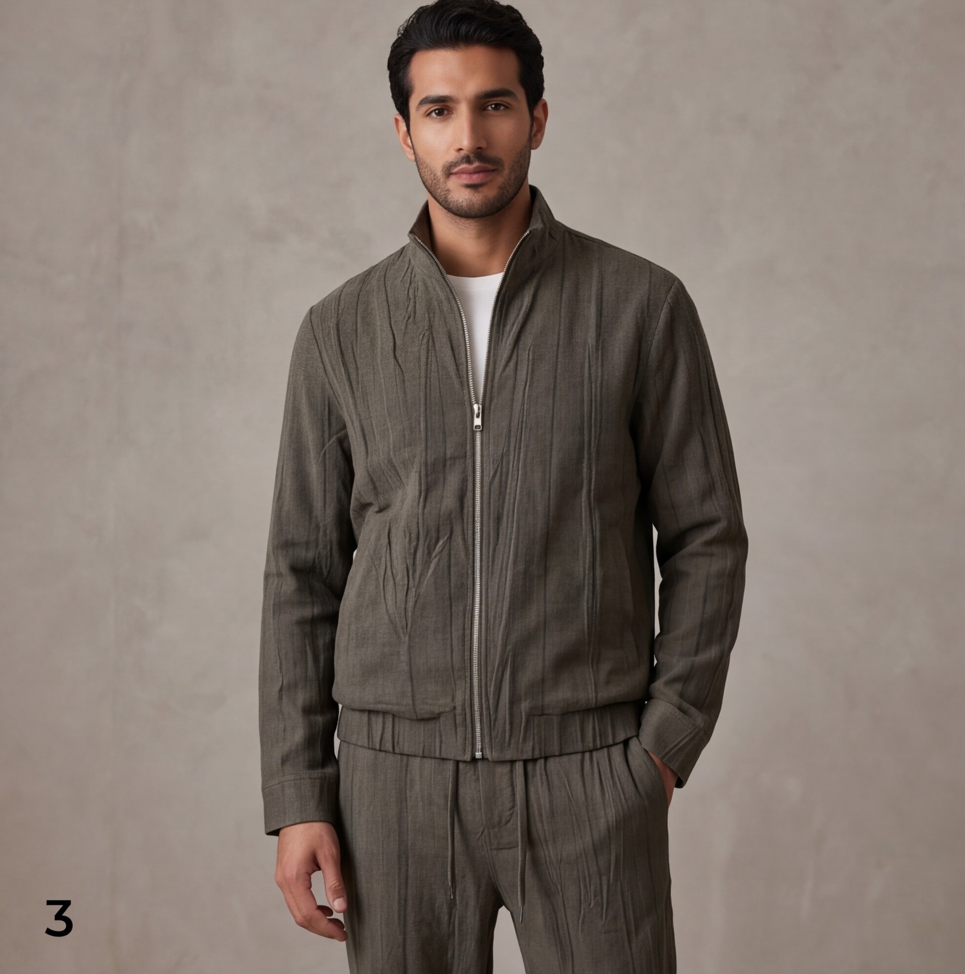 Men’s Zipper Set – Premium Full Outfit (Turkish Fabric) - الصورة 5