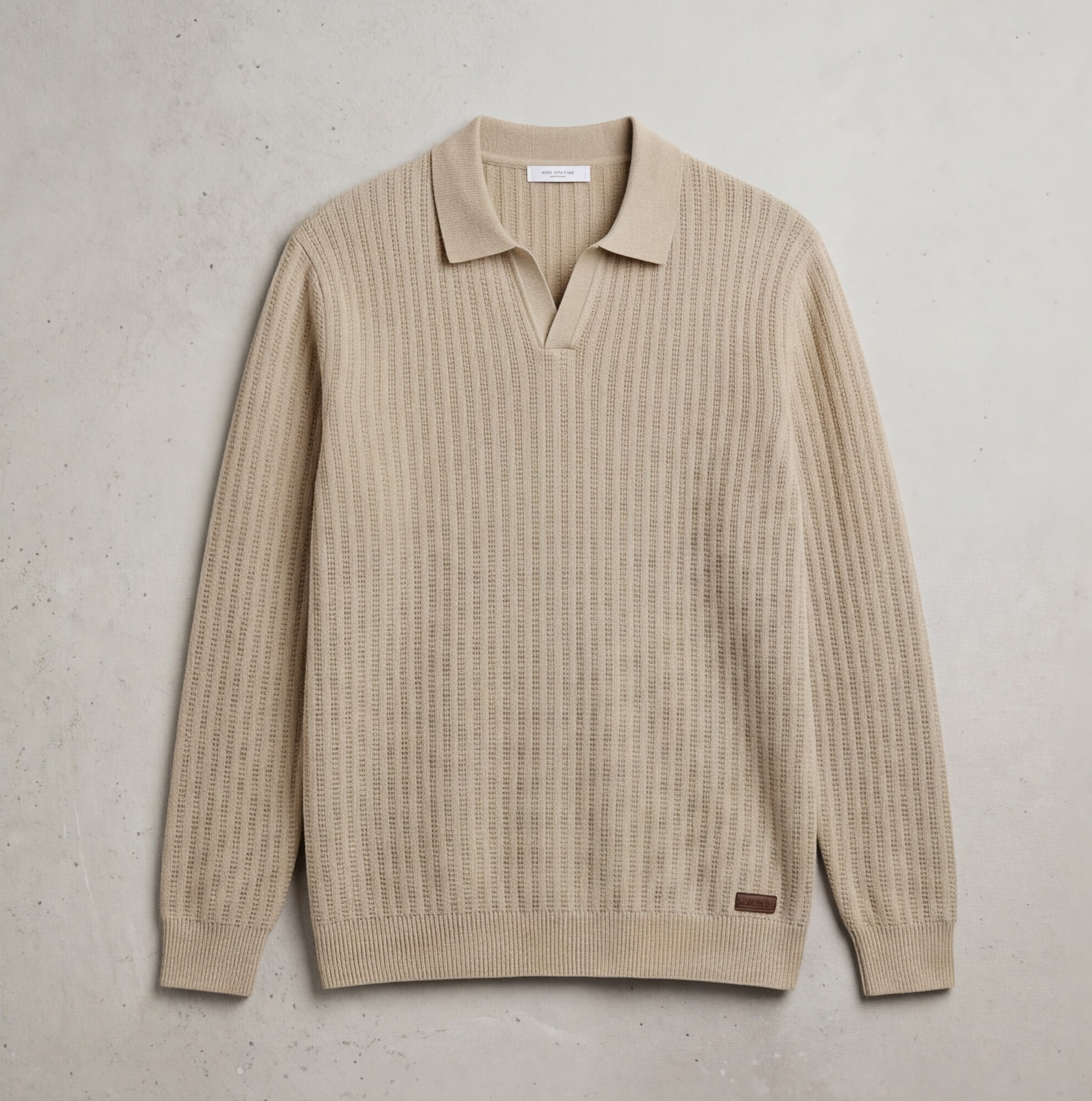 Men’s Long Sleeve Polo Shirt – Smart Casual Style - Image 6