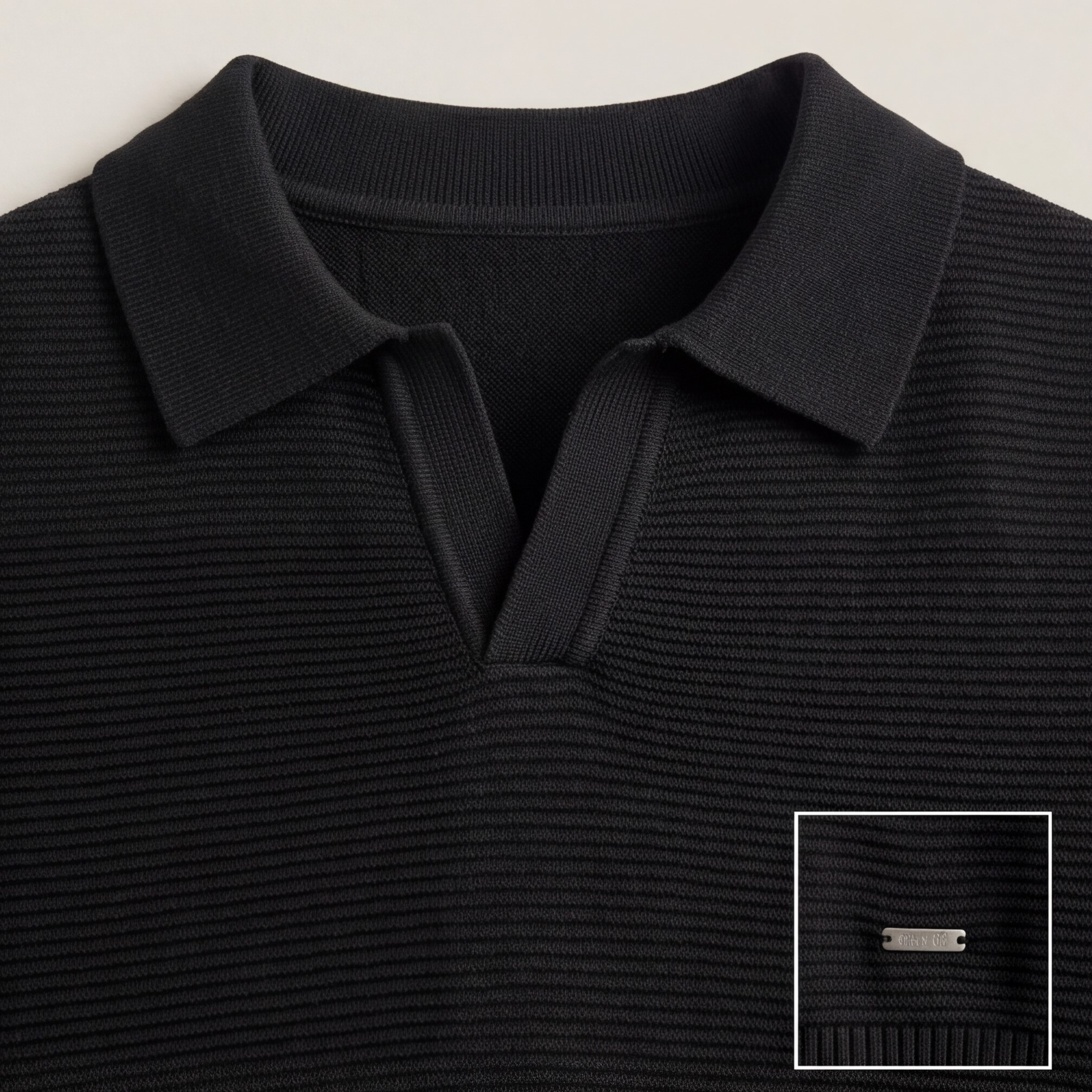 Men’s Knitted Polo Shirt – Premium Elegant Style - Image 8