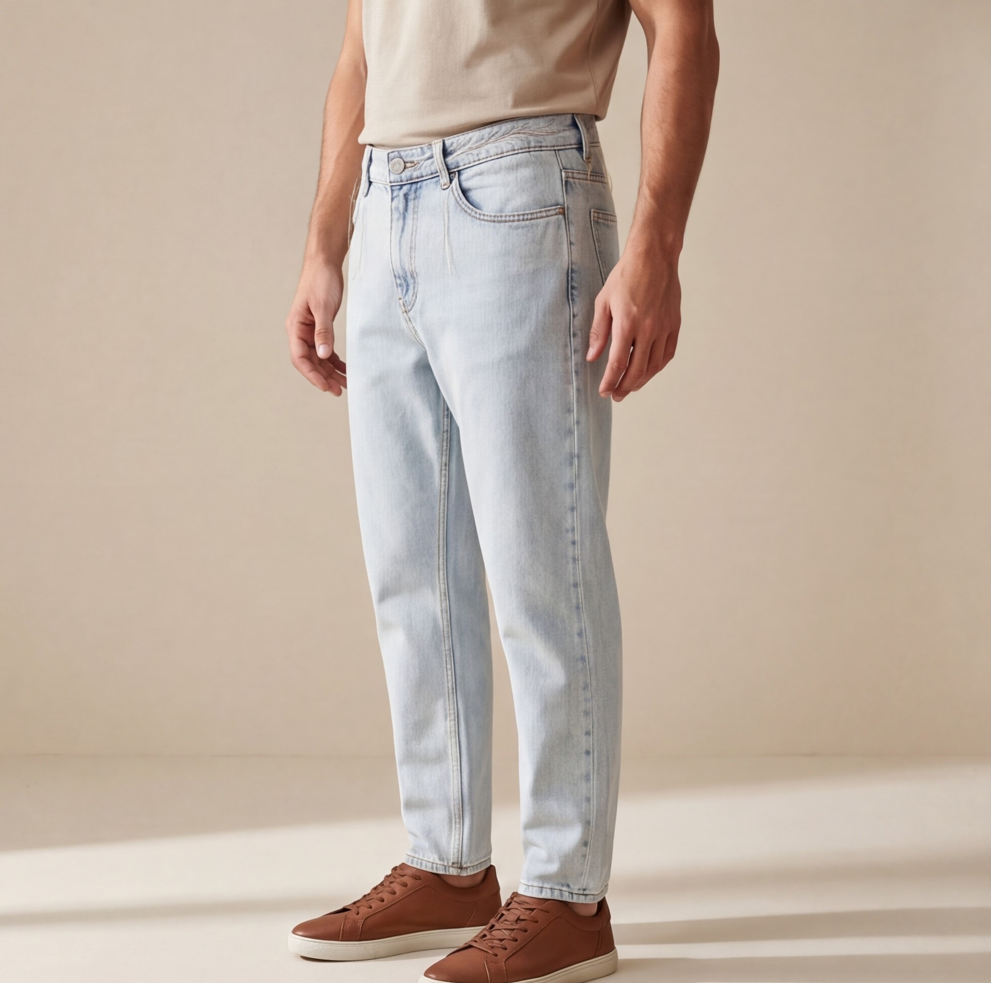Men’s Denim Jeans – Modern Comfortable Fit - الصورة 6