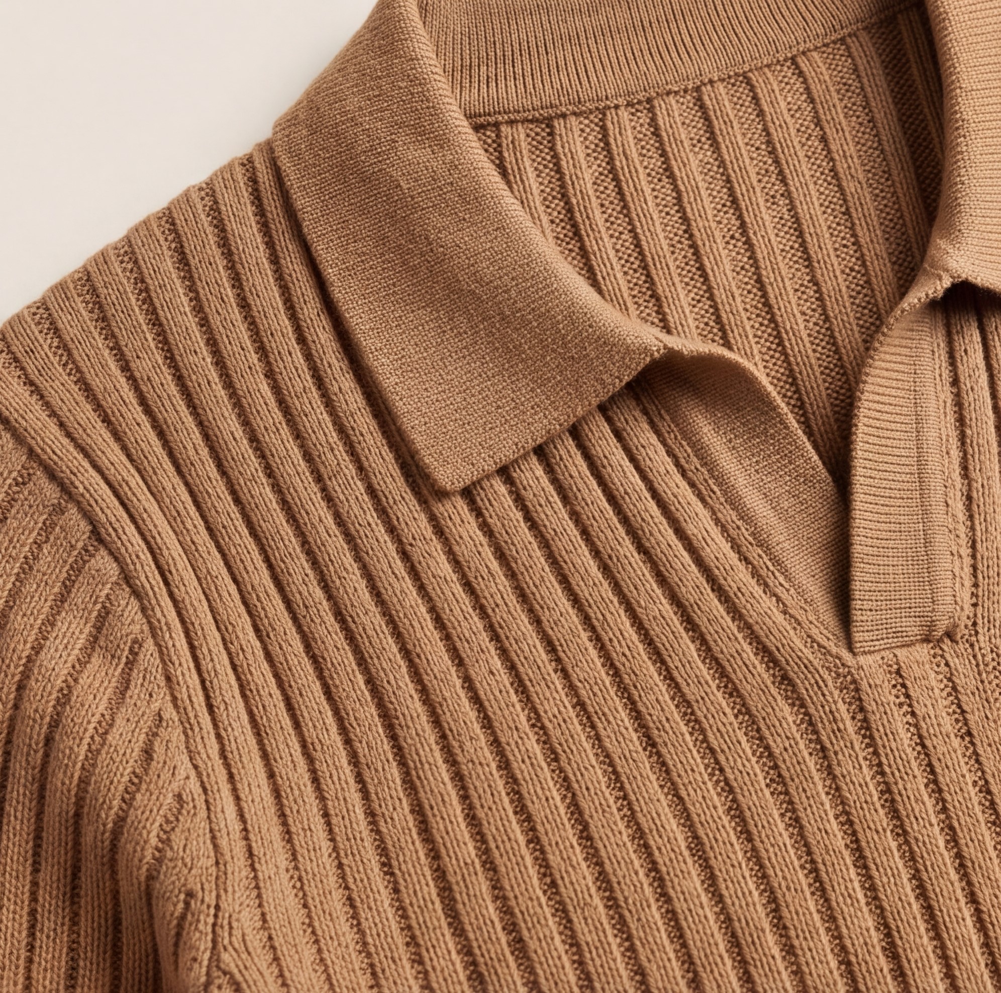 Men’s Long Sleeve Polo Shirt – Smart Casual Style - Image 4