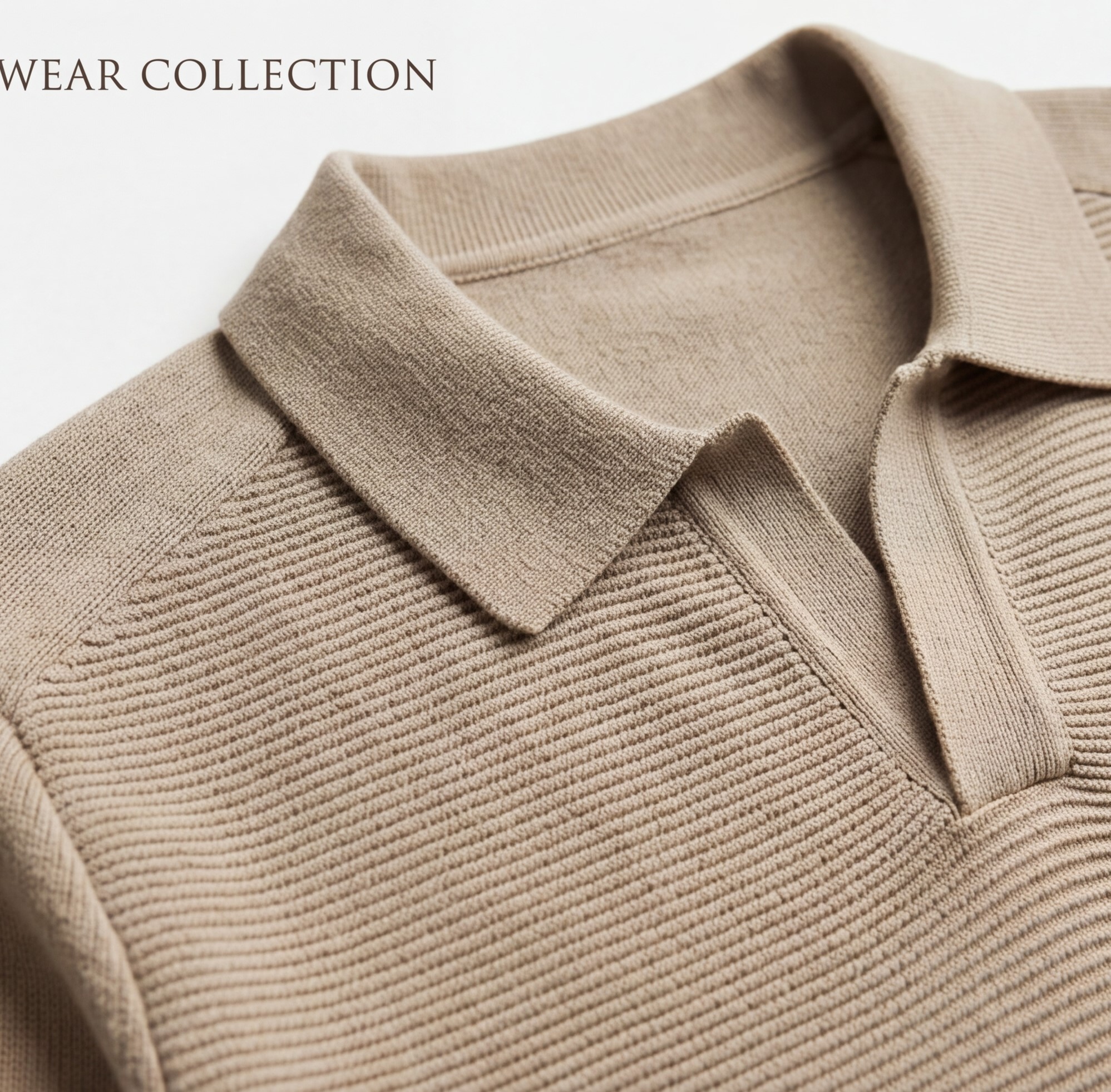 Men’s Knitted Polo Shirt – Premium Elegant Style - Image 4