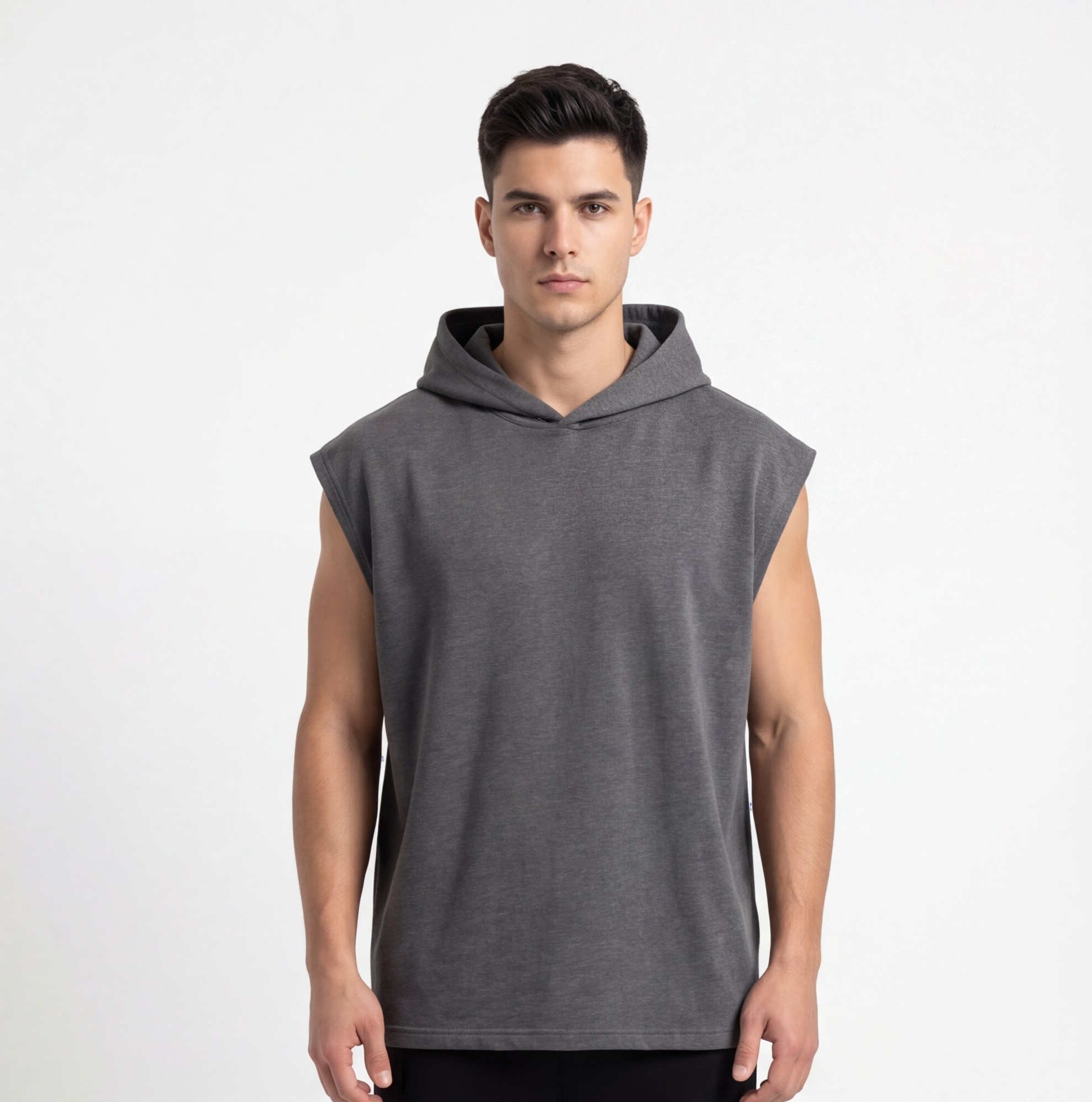 Men’s Sleeveless Hoodie – Sport Casual Style