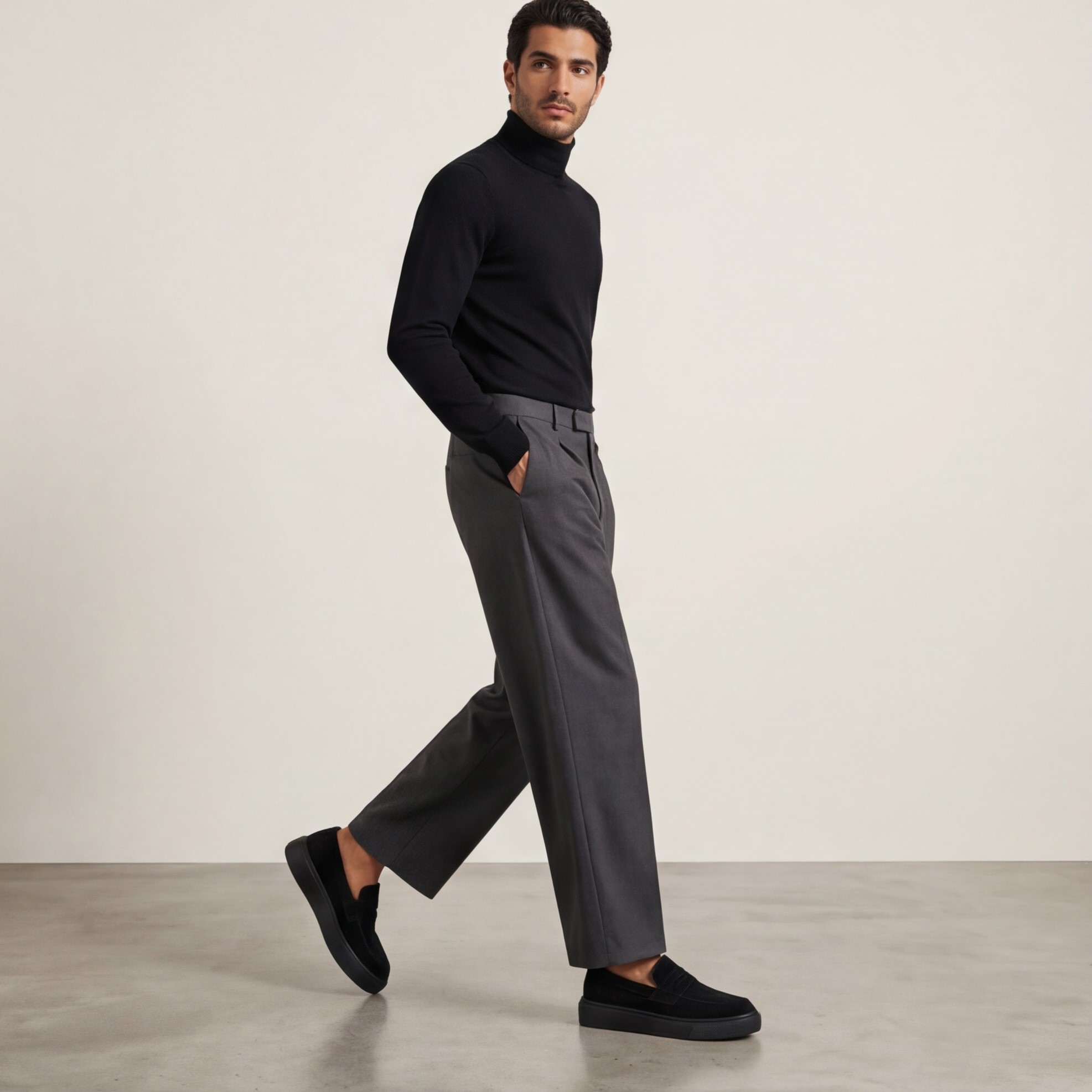 Men’s Suede Loafers – Elegant Premium Style - الصورة 3